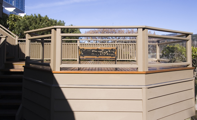 Photo of Cedar and Glass Deck