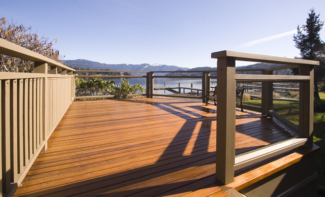 Photo of Cedar and Glass Deck