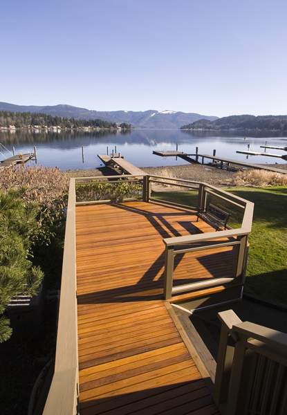 Photo of Cedar and Glass Deck