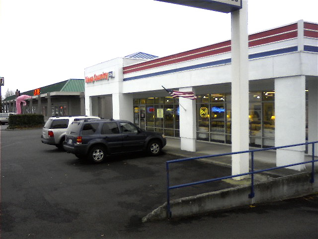 Photo of The original Meridian Street location of the RE Store, now a furniture store