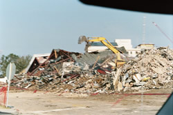 Building reduced to rubble - Click for a larger image