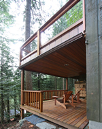 Photo of Ceramic Tile and Cedar Deck - Click for a larger image Photo of Ceramic Tile and Cedar Deck - Click for a larger image