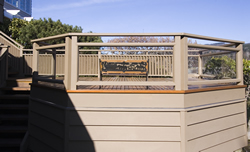Photo of Cedar and Glass Deck - Click for a larger image Photo of Cedar and Glass Deck - Click for a larger image