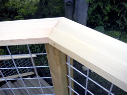 Photo of Composite and Cedar Deck - Click for a larger image Photo of Composite and Cedar Deck - Click for a larger image