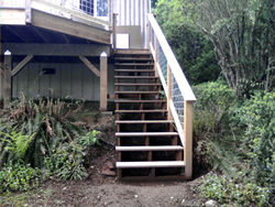 Photo of Composite and Cedar Deck - Click for a larger image Photo of Composite and Cedar Deck - Click for a larger image