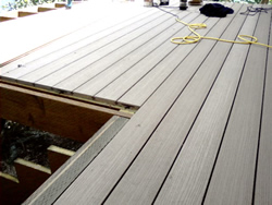 Photo of Composite and Cedar Deck - Click for a larger image Photo of Composite and Cedar Deck - Click for a larger image