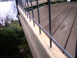 Photo of Composite and Cedar Deck - Click for a larger image Photo of Composite and Cedar Deck - Click for a larger image