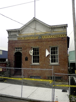 The monthly meeting place of the Whatcom Community Builders Guild was in this historic brick building. - Click for a larger image The monthly meeting place of the Whatcom Community Builders Guild was in this historic brick building. - Click for a larger image